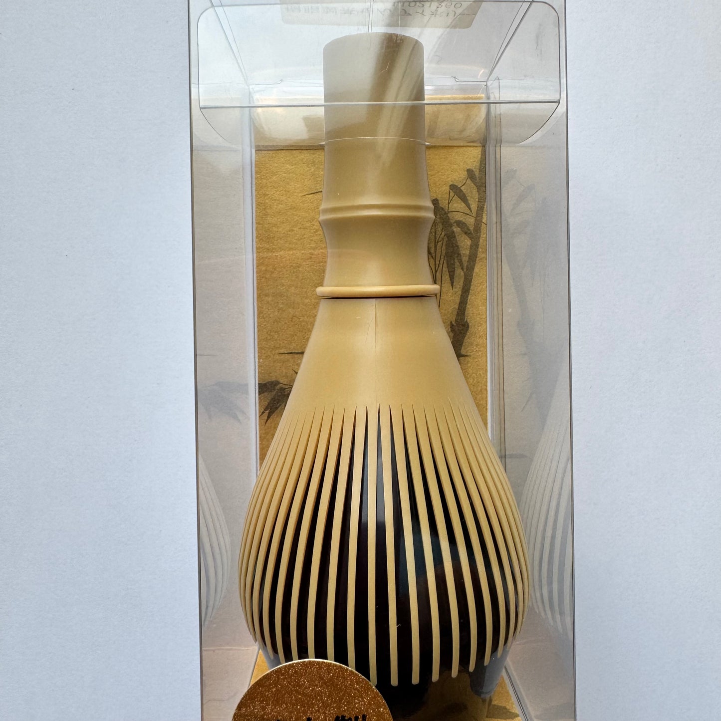 Japoniška šluotelė matcha arbatai plakti (rusva)