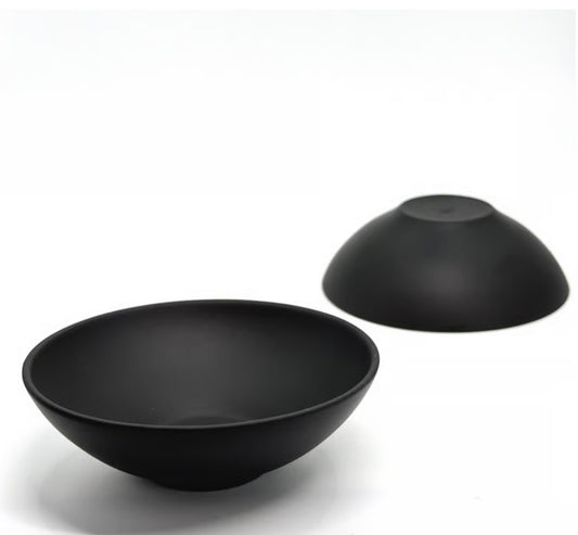 Du maži juodi puodeliai/ yunomi Jinsui