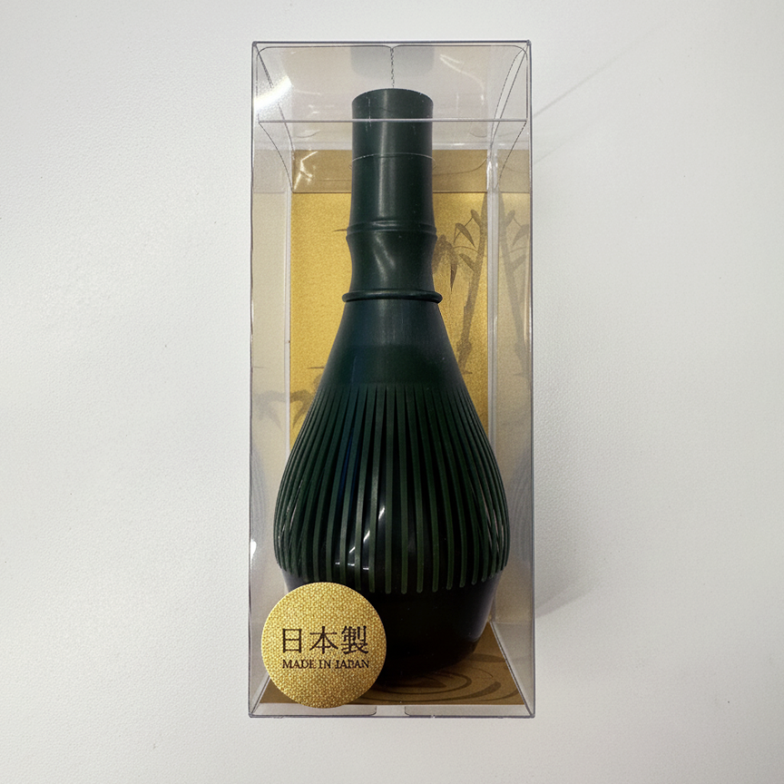 Japoniška šluotelė matcha arbatai plakti (tamsiai žalia)