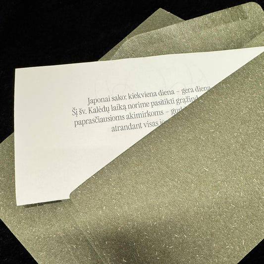 DOVANŲ KORTELĖ Japoniškų arbatų degustacijai