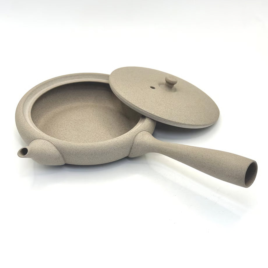 Pilkas plokščias Tokoname arbatinukas Jinsui